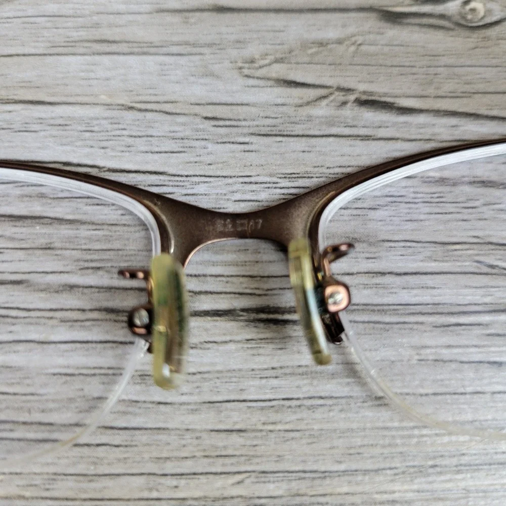 Coach Eyeglass Frames HC 5038 Montana 9076 Satin Brown Half Rim Womens 52-17-135